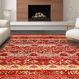 Rich Toned Vintage Medallion Style(Red)