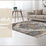 Elegant Grey Tiled Motif(Gray)