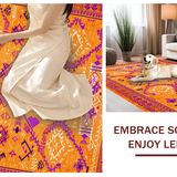 Dynamic Artisan Woven Palette(Orange)