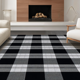 Stylish Minimalist Patterned Floor(Black)