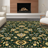 Vibrant Gold Geometric Design(Green)