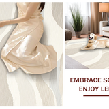 Artful Minimalist Curved Design(Beige)