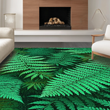 Charming Vibrant Floral Motif(Green)
