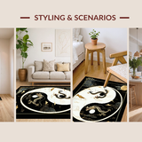 Sleek Contemporary Rounded Design(Black)
