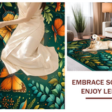 Artful Dark Green Floral Palette(Green)