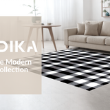 Sophisticated Abstract Tiled Appearance(Black)