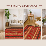 Playful Trellis Style with Depth(Red)