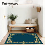 Art Nouveau Vinework with Enchanted Blossom and Ornamental Detailing(Gold)