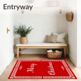 Elegant Yuletide Accent Semi Circular Decorative(Red)