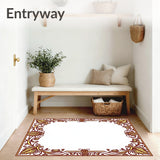 Acorn Vinework Scrolls with Botanical Flourish(Brown)