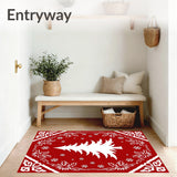 Wintry Wonderland Spruce Blossom Greeting Floor(Red)