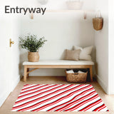Modern Chevron Wave Design Featuring Angles and Rhythmic Flow(Red)