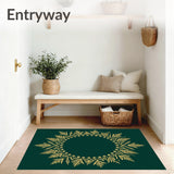 Classic Holiday Wreath Featuring Festive Botanical(Gold)