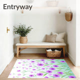 Enchanted Floral Meadow Dreamy Whimsical Wonderland Fantasy(Purple)