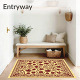 Enchanted Botanical Vine Scroll Artistic(Beige)
