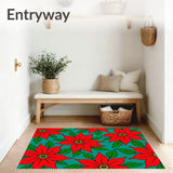 Poinsettia Blossom with Elegant Floral Holiday Arrangement(Red)