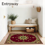 Gilded Goblin Interlocking Medallions with Flourish(Red)