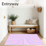 Modern Swirl Design with Radiant Flowing Lines(Pink)