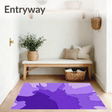 Abstract Watercolor Splash with Gradient Ombre Transitions(Purple)