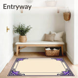Art Design Showcasing Symmetrical Fan Motifs(Ivory)