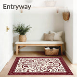 Celestial Galaxy Fuzzy Throw with Swirling Cosmic Spiral(Burgundy)