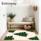 Merry Tannenbaum Entryway Accent With Decorative Bough Design(Green)