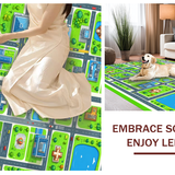 Brightly Colored Fun Traffic Play Surface(Green)