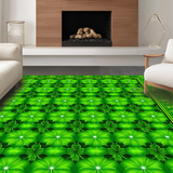 Whimsical Clover Patchwork Style(Green)