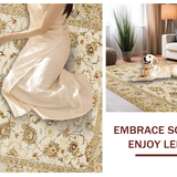 Luxurious Traditional Floral Artwork(Beige)