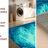 Modern Sea Life Patterned Accent(Blue)