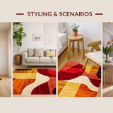 Eclectic Warm Color Fusion Design(Red)