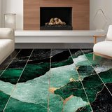 Modern Abstract Marble Fusion(Black)