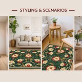 Elegant Floral Art Nouveau Aesthetic(Green)