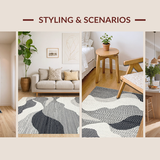 Modern Artistic Tiled Arrangement(Gray)