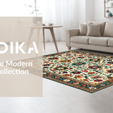 Chic Colorful Retro Motif(Ivory)