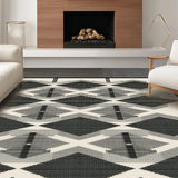 Chic Geometric Trellis Arrangement(Beige)