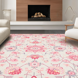 Lively Colorful Petal Print(Pink)