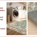 Antique Inspired Ethnic Motif(Blue)
