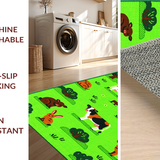 Distinctive Textured Farmyard Visuals(Green)