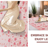 Whimsical Pink Trellis Delight(Pink)