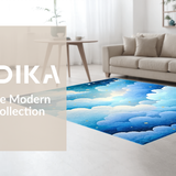 Fun Abstract Fluffy Element Arrangement(Blue)