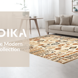 Elegant Vintage Floral Geometry(Beige)