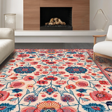 Contemporary Floral Tiled Arrangement(Ivory)