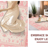 Vibrant Cozy Retro Flower Design(Pink)