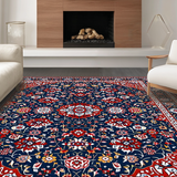 Vibrant Transitional Damask Motif(Blue)