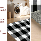 Modern Farmhouse Plaid Accent(Black)