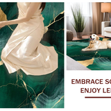 Sophisticated Marbleized Visual Harmony(Green)