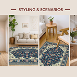 Elegant Earth Tone Floral Design(Blue)