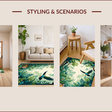 Charming Animal Print Wonderland(Green)