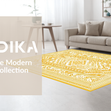 Elegant Textured Round Design(Yellow)